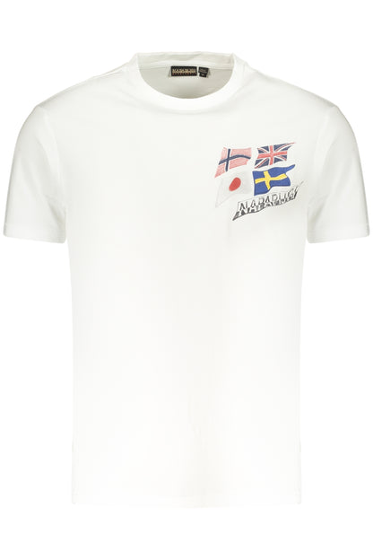 Napapijri Tricou NP0A4FZBSMAHSASS ALB 2