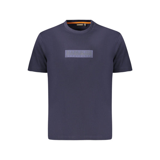 Napapijri Tricou NP0A4IFLSBOXLOGOSS1 BLEUMARIN