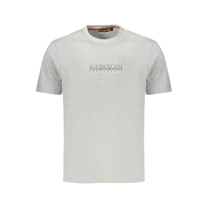 Napapijri Tricou NP0A4IFLSBOXLOGOSS1 GRI