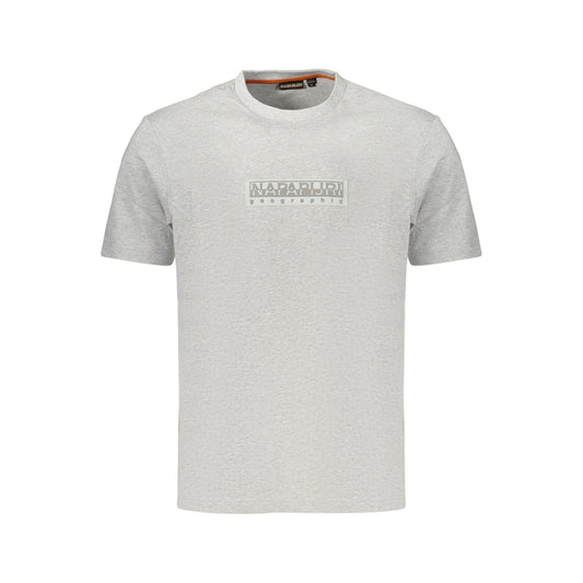 Napapijri Tricou NP0A4IFLSBOXLOGOSS1 GRI