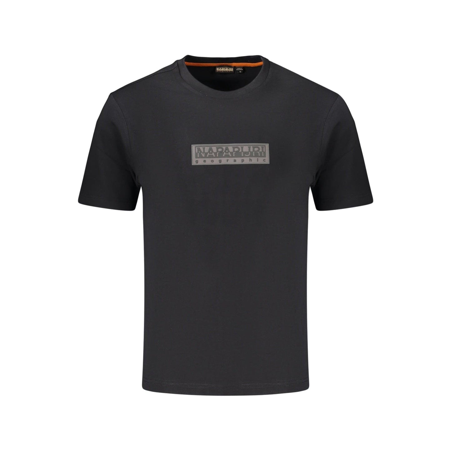 Napapijri Tricou NP0A4IFLSBOXLOGOSS1 NEGRU