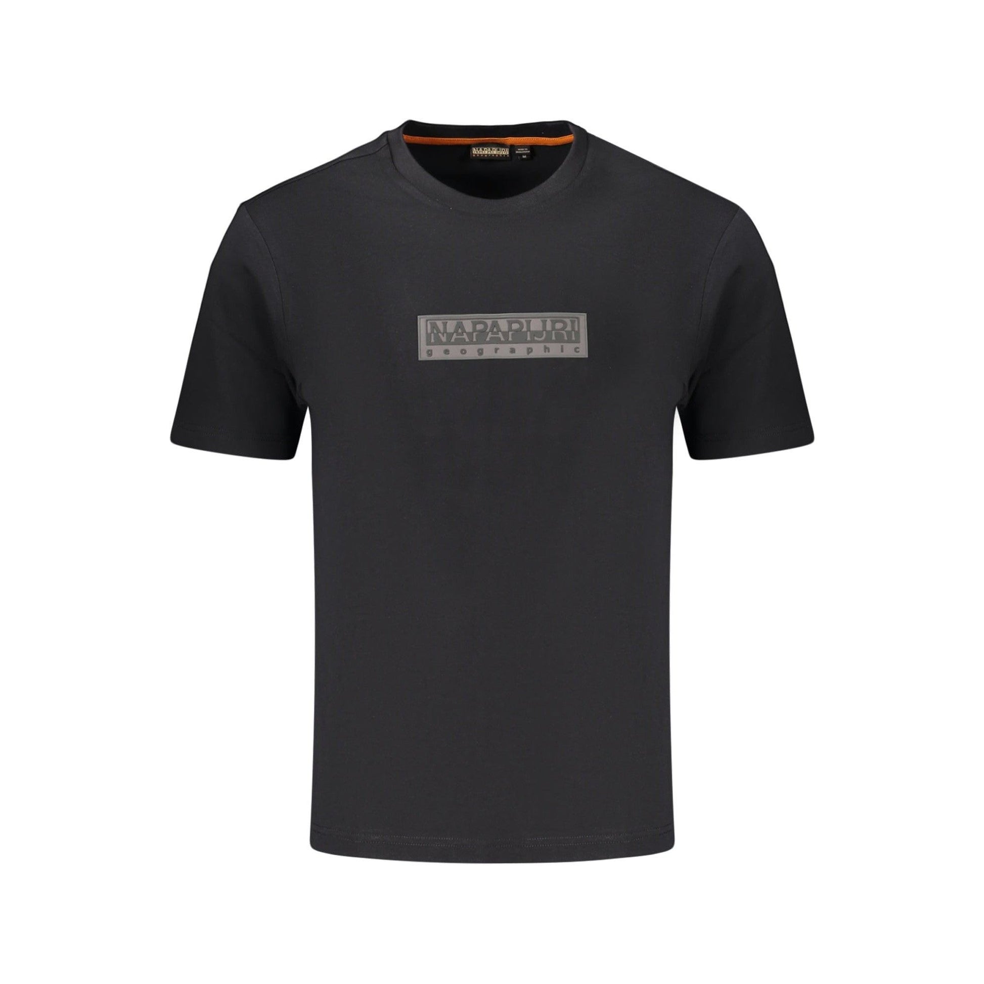 Napapijri Tricou NP0A4IFLSBOXLOGOSS1 NEGRU