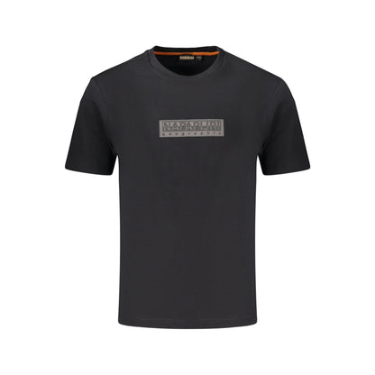 Napapijri Tricou NP0A4IFLSBOXLOGOSS1 NEGRU