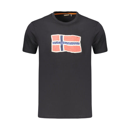 Napapijri Tricou NP0A4FZBSMAHSASS NEGRU