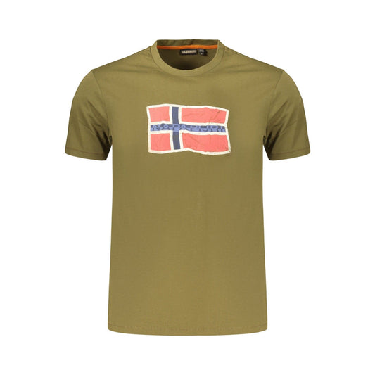 Napapijri Tricou NP0A4FZBSMAHSASS VERDE