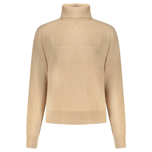 Pepe Jeans Pulover PL7000036CORALINEROLLEDCOLLAR BEJ