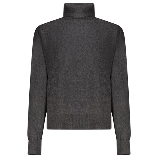 Pepe Jeans Pulover PL7000036CORALINEROLLEDCOLLAR NEGRU