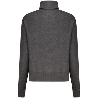 Pepe Jeans Pulover PL7000036CORALINEROLLEDCOLLAR NEGRU