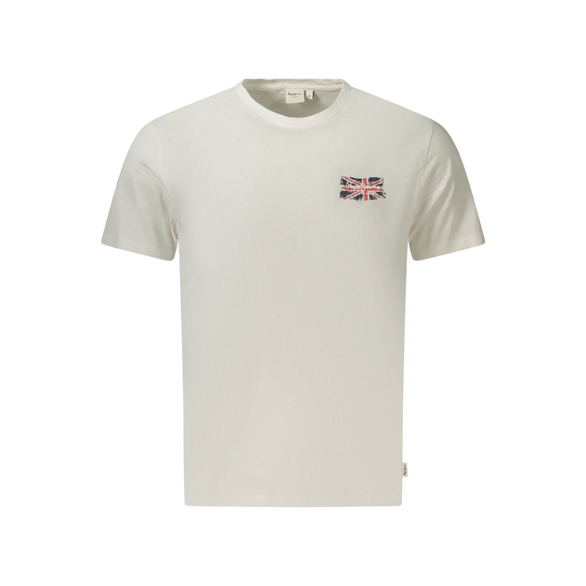 Pepe Jeans Tricou PM5010311SMALLFLAG ALB