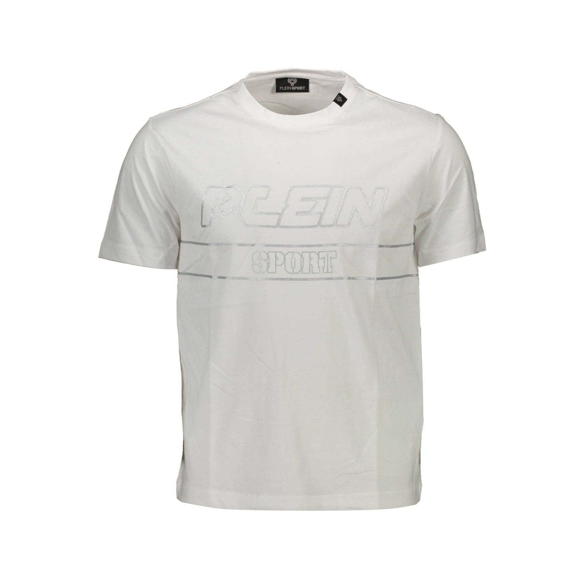 Plein Sport Tricou TIPS109 ALB