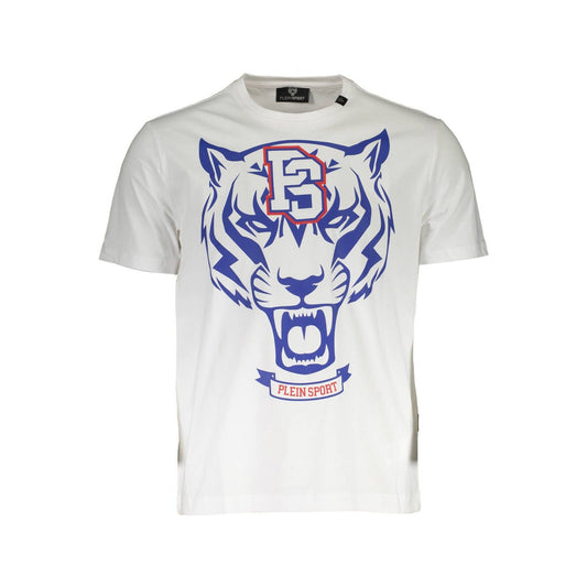 Plein Sport Tricou TIPS120 ALB