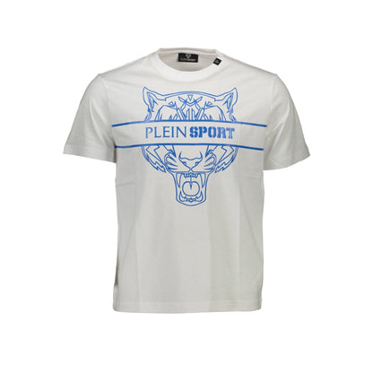 Plein Sport Tricou TIPS112 ALB