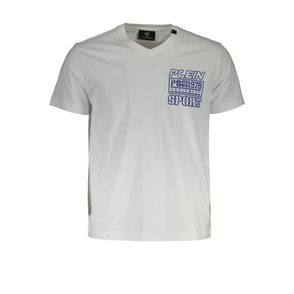 Plein Sport Tricou TIPS103 ALB