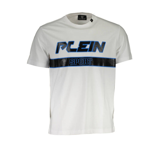 Plein Sport Tricou TIPS105 ALB
