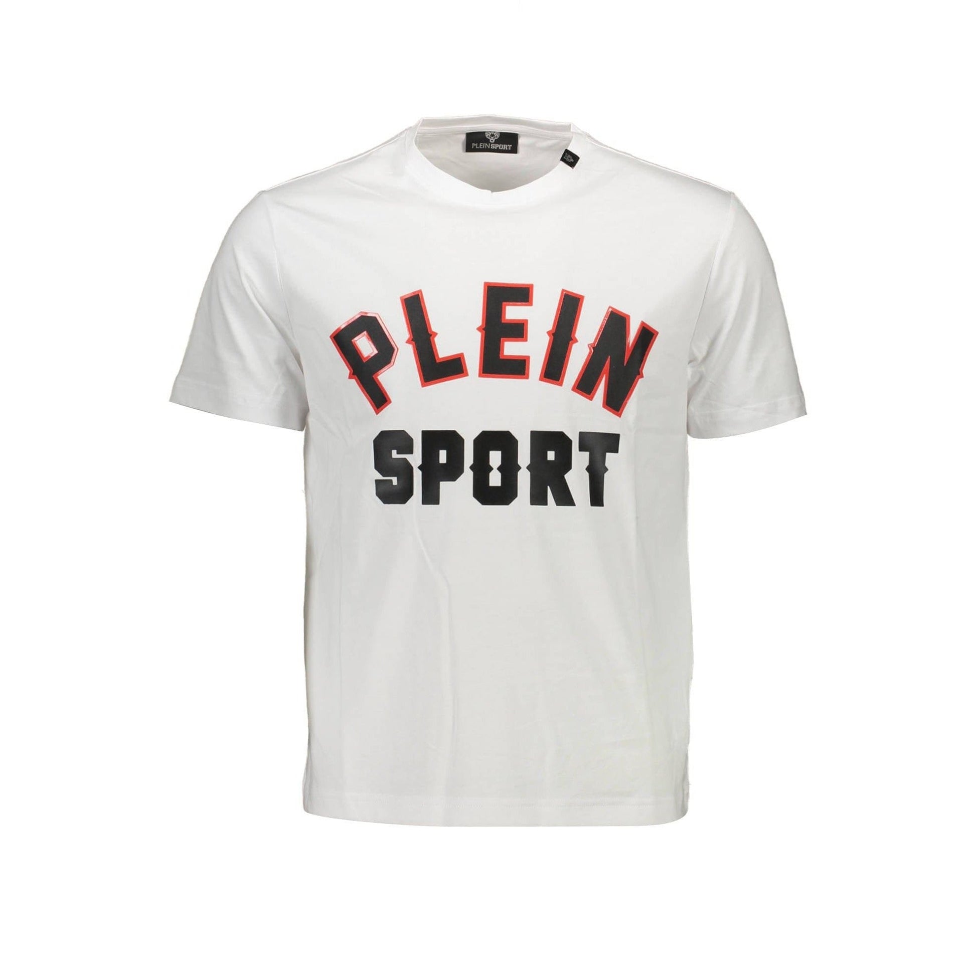 Plein Sport Tricou TIPS106 ALB