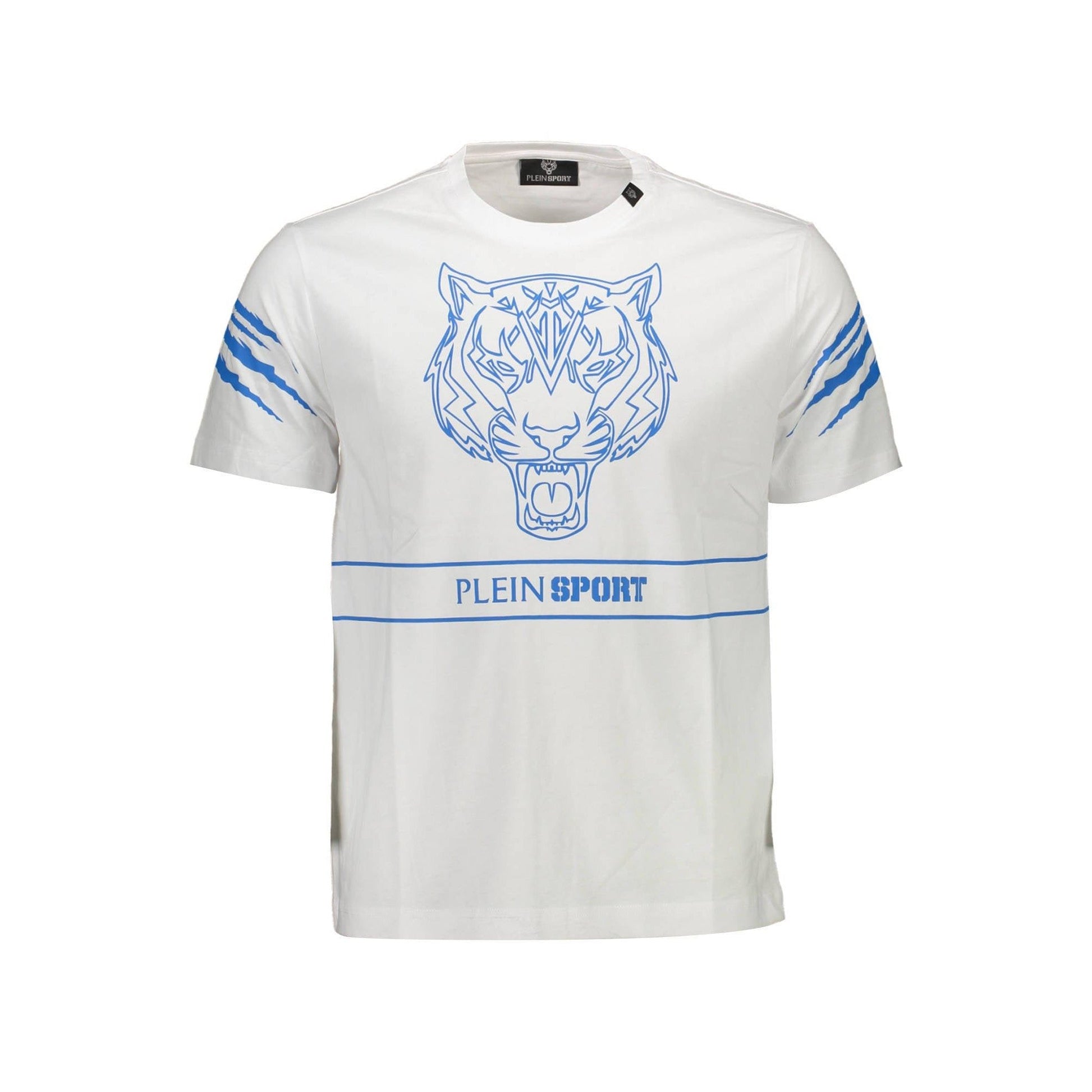 Plein Sport Tricou TIPS102 ALB