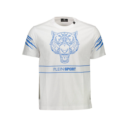 Plein Sport Tricou TIPS102 ALB