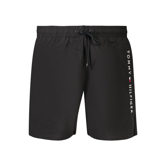 Tommy Hilfiger Pantaloni baie UM0UM03748 NEGRU