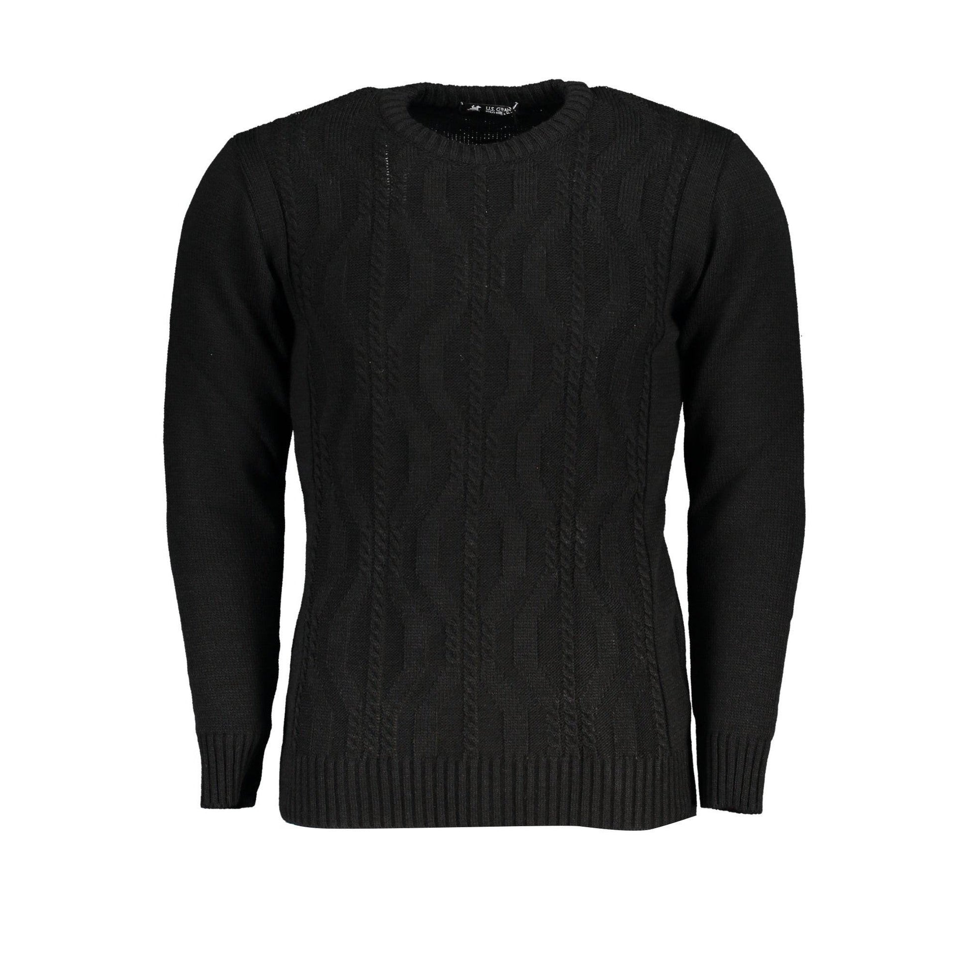 US Grand Polo Pulover USTR957 NEGRU