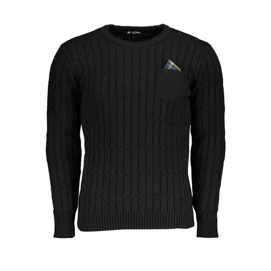 US Grand Polo Pulover USTR954 NEGRU