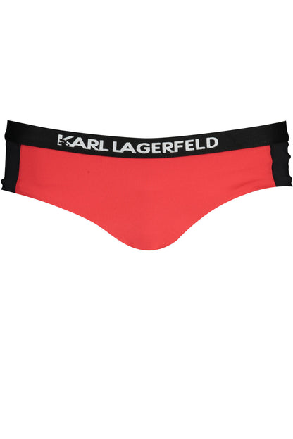 Karl Lagerfeld Slipi de baie KL22WBT09 ROȘU